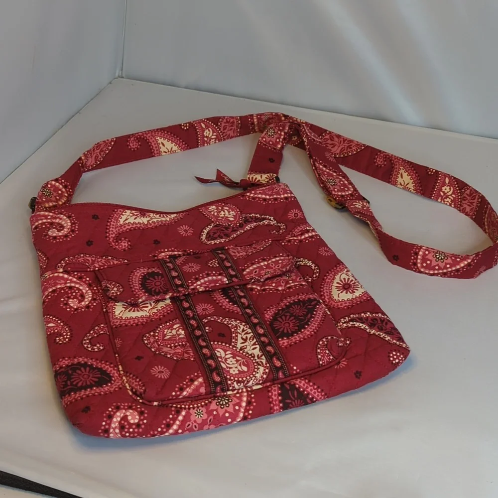 Vera Bradley Retired Mesa Red Crossbody Bag 2006